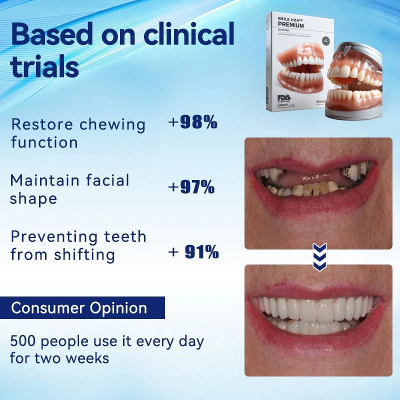 HidoneĀ® Full Denture Setš¦·Advanced Self-Adjusting Dental Materials (ā°Limited time discount last 30 minutesā°)